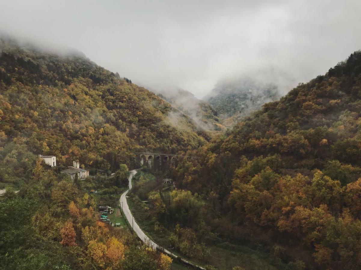Casa Ai Piedi Della Riserva Naturale Pettorano sul Gizio Kültér fotó